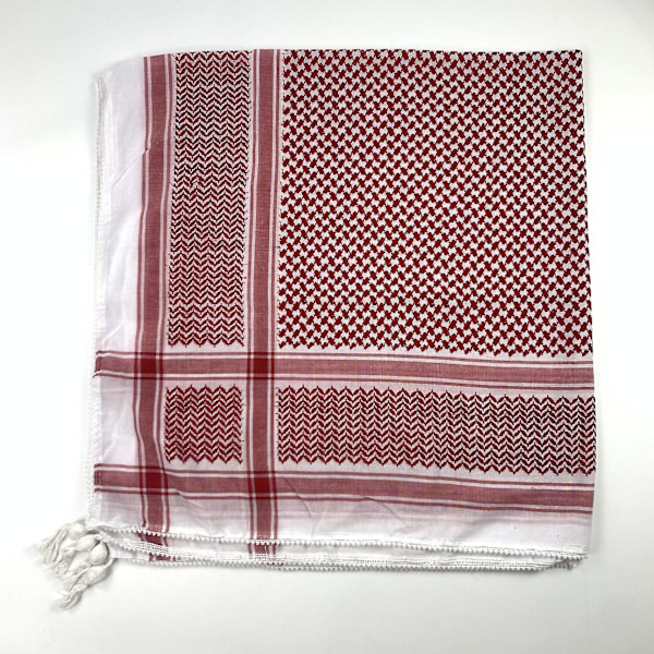 Palæstina tørklæde Arafat Hatta bredt med kvaster Shemagh Keffiyeh Arabiske Unisex Tørklæder MED Goft taske