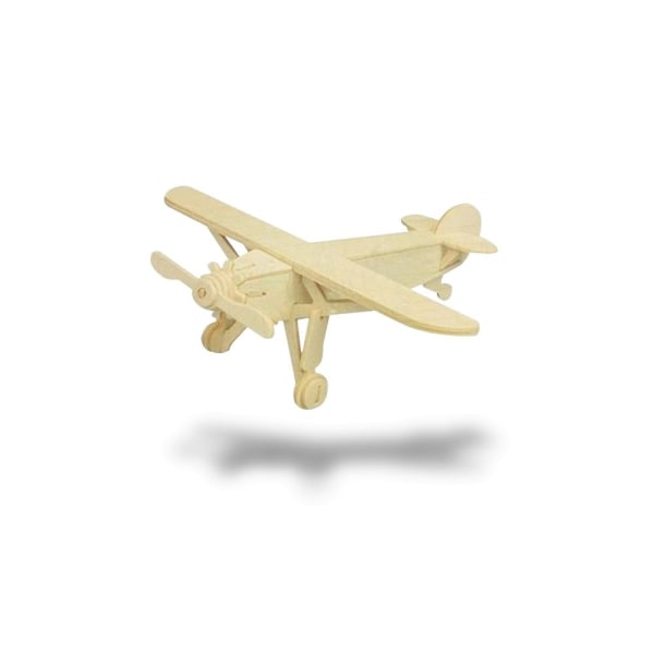 Träpusselplan 3D-stridsflygplan