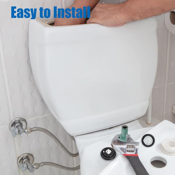 {YM}4 Pcs Diaphragm Washers, Float Valve Diaphragm, Toilet Flush Seal, Side Entry Diaphragm Seals for Toilet Flush Maintenance, Flush Float