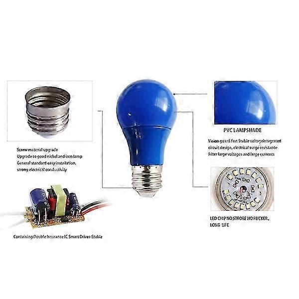 LED-lampe A60 Red B22-B22