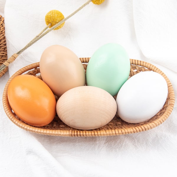 Konstgjorda ägg påskägg Faux höna målade hantverk Festtillbehör