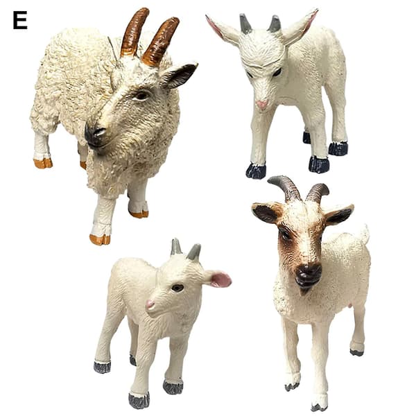 Dyremodell Nydelig Form Samleobjekt Pvc Simulerings Geitemodell Figur For Gave B