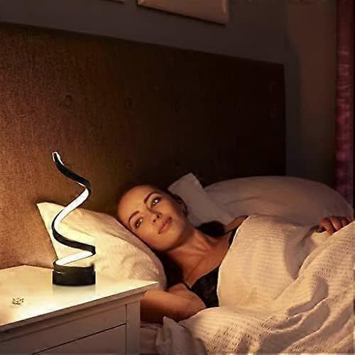 Dimbar Varmhvit LED Spiral Bordlampe