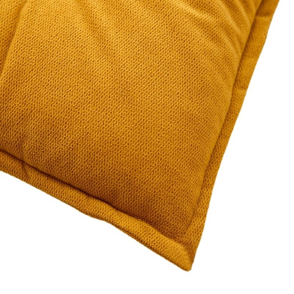 Hyndebetræk med fastgørelsesstropper, stolhynde, 45 x 45 x 4 cm yellow