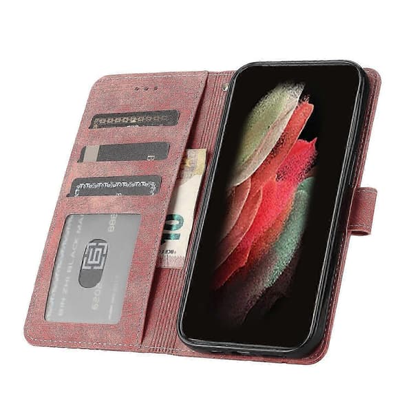 Etui til Samsung Galaxy S21 FE 5G Flip Folio-deksel med sommerfugl E... Orange