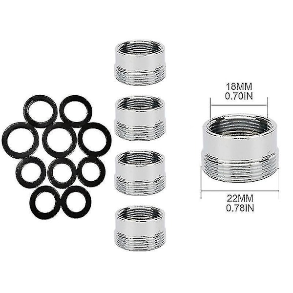 Stk. Vandhane Adapter Sæt Køkken Han Hun Messing Vandhane Adapter Vandrenser Belufter Konnektor Messing Belufter Adapter-2-