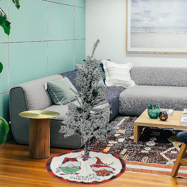 Julgransmatta Julgransdekorationer| Råttillbehör (1 st, röd)