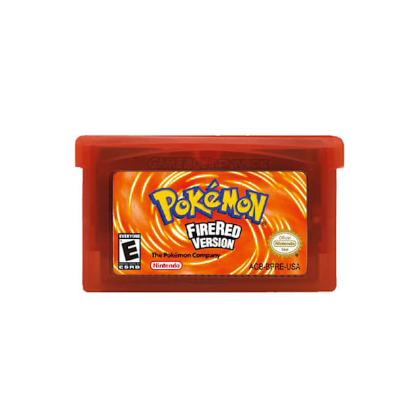 32 Bit Videospels Kassett Konsolkort för GBA Serien FIRERED VERSION FIRERED VERSION