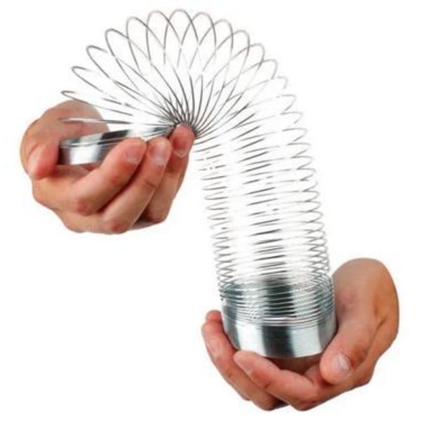 Stor Metall Slinky - Fjäderguld