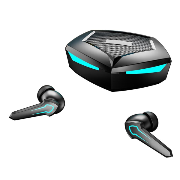 Lättvikts TWS Bluetooth 5.1 trådlösa spelhörlurar Ultra-Low Latency-hörlurar och smart mikrofon för spelvinnare | Mobiltelefon hörlurar