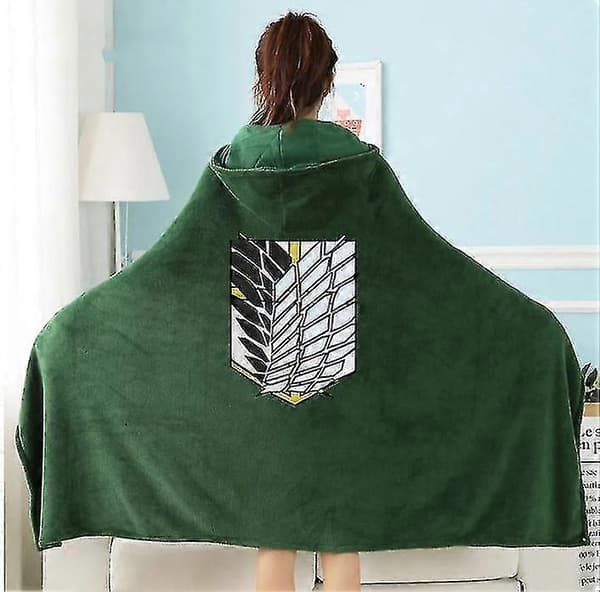 Attack on Titan Tæppe Kappe Shingeki No Kyojin Survey Corps Kappe Cape M