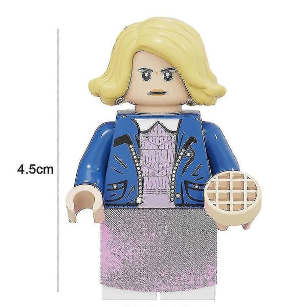 8 st Mini Stranger Things Monterade Leksaksbyggklossar Humanoida Figurer Set