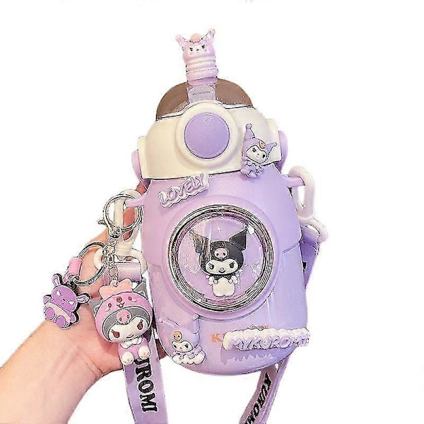 Thermos Outdoor Sanrio Cinnamoroll Vakuumisoleret Vandflaske i Rustfrit Stål til Kolde & Varme Kaffekopper (LGL) Kuromi