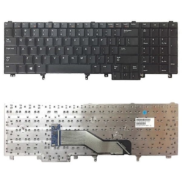 US Version Tangentbord för Dell Latitude E6520 E6530 E6540 E5520 E5520M E5530 Not Specified