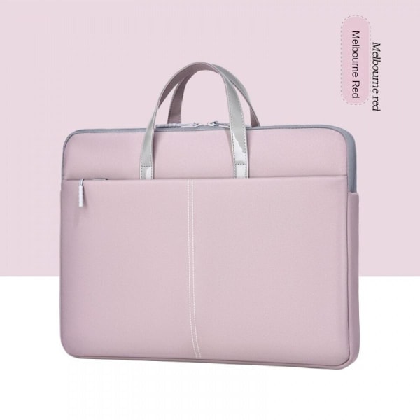 Laptopväska Kompatibel med MacBook Pro 16 tum 2023-2019 M2 A2780 M1 A2485 Pro/Max A2141/Pro 15 A1398, 15-15,6 tum Laptop, Polyester Flip Case (Rosa)
