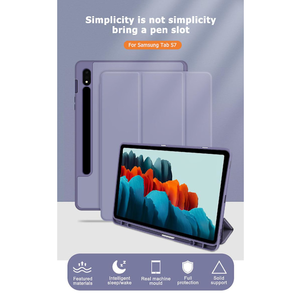 För nya Samsung Galaxy Tab S7 Fe Lte 12,4" Plus Case För Samsung Tab S7 11 Case Med Pennhållare S8 Plus 12,4 Cover Auto Sleep as picture S8 Ultra 14.6