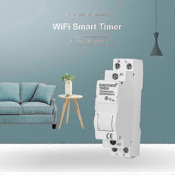 Sinotimer Tm609 Wifi Smart Timer Switch Tuya App Fjärrkontroll Trådlös Nedräkning Timer Switch Hem 691