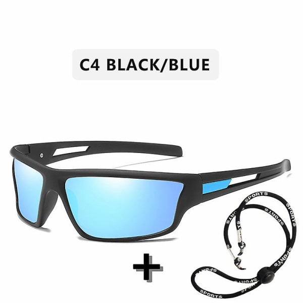 Polariserade solglasögon Körskydd för män Utomhussport för män Lyxigt märke Designer Oculos Eyewear Uv400 A4