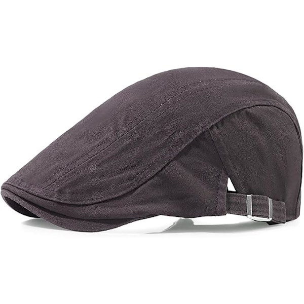 Herr Newsboy Keps Flat Cap Bomull Justerbar Andningsbar Irländsk Cappy Ivy Kör- och Jakt Hatt