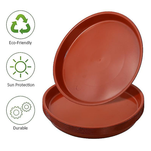10 stk. Plantepotter Brett For Gårdhave Terrasse Balkong