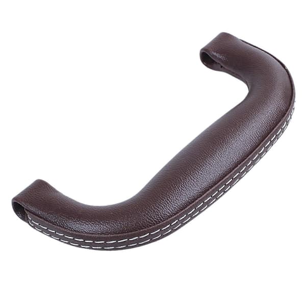 Brun Läder Gitarr Musikinstrument Låda Bagage Verktygslåda Vagnfodral Handtag brown
