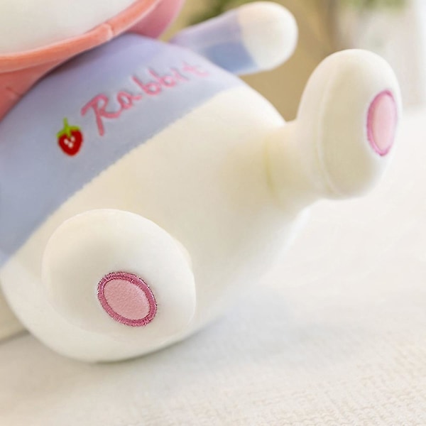 Nyfødt Baby Plys Fyldt Legetøj Tegneserie Jordbær Kanin Tidlig Pædagogisk Legetøj 40cm