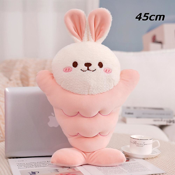 Plys Fyldt Legetøj Tegneserie Taiyaki Dukke Tidlig Pædagogisk Udviklingslegetøj Rabbit 45cm