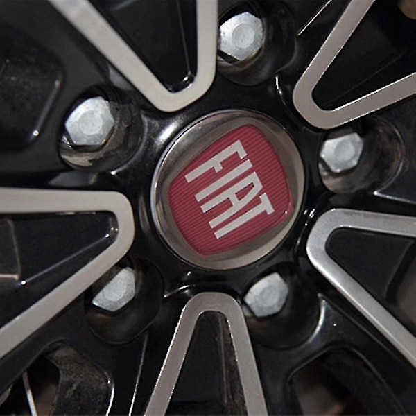 4 stk. 60 mm 50 mm for Fiat 500 hjulkapsler senter nav felger støvtett deksel emblemmerke Unto Stilo Bravo Ducato Freemont, 60 mm