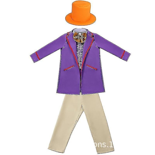 Lasten Poikien Jali ja Suklaatehdas Halloween Willy Wonka Oppa Cos Asu Puvut Co
