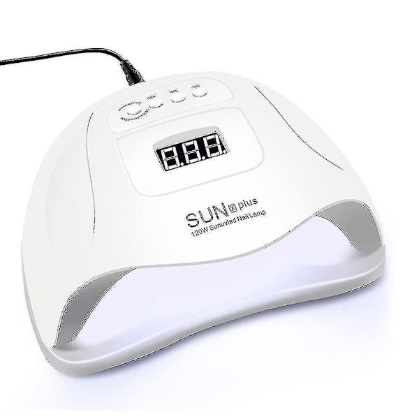 Nagelkonstset 120/80/54w Uv Led Lampa Gel Nagellackset Elektrisk Nagelborr Nagelkonstset- Ssxjv