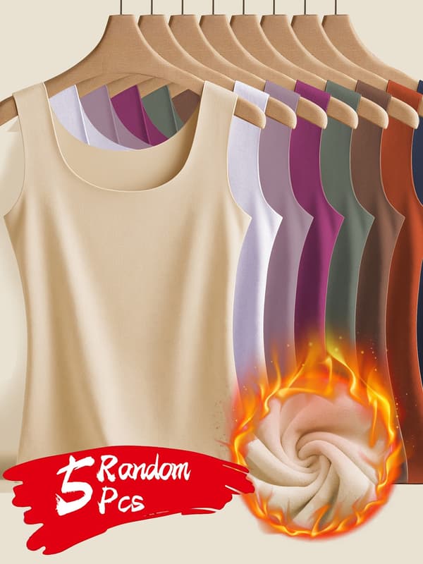 5 stk. dameveste 5PCS Mixed Colors M [80-100 lbs]