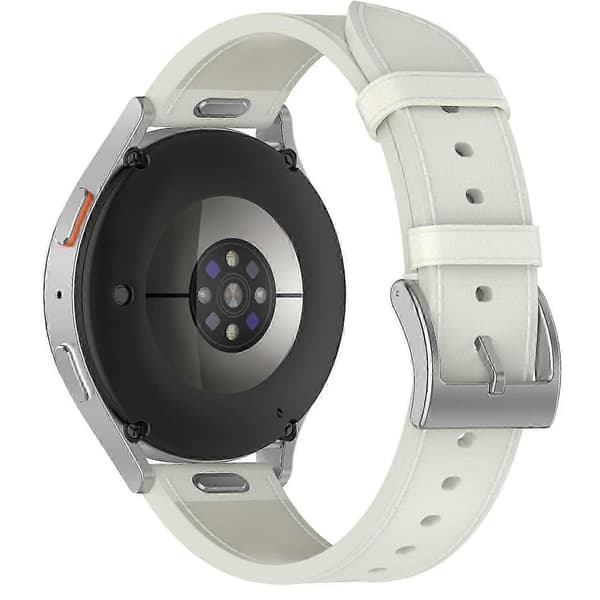 Læderurrem White For Samsung Galaxy Watch 7
