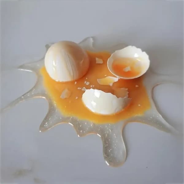 Falsk Egg Telefonholder, Kreativ ABS Plast Vits Gave A