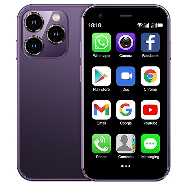 SOYES XS15 3.0-tums 2GB+16GB 3G Mini Smartphone med liten skärm