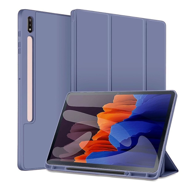 För nya Samsung Galaxy Tab S7 Fe Lte 12,4" Plus Case För Samsung Tab S7 11 Case Med Pennhållare S8 Plus 12,4 Cover Auto Sleep as picture S7 Plus 12.4 inch