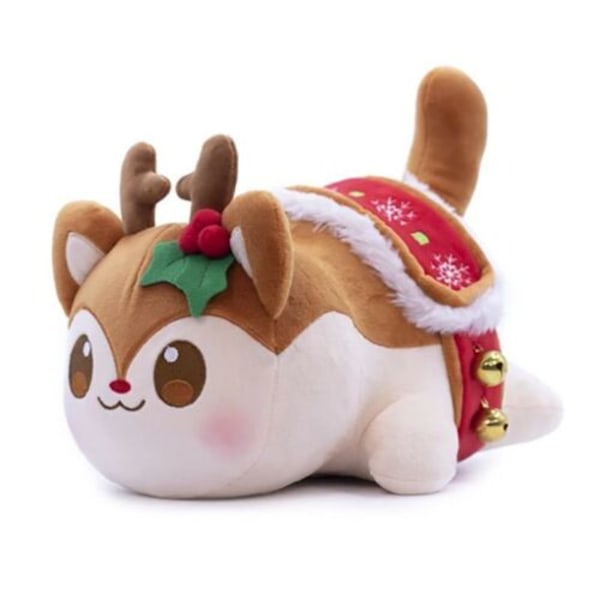 Meemeows mat katt Aphmau kattdocka Muffed Leksak Plyschmunk ZX Reindeer
