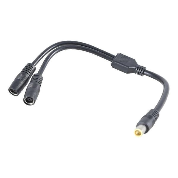 DC7909 Y Splitter Kabel 7.9x5.5mm Solpanel 1 Han til 2 Hun Strømkabel