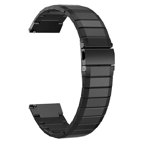 22 mm Universal Titanium Alloy Urrem Bambus Segment Håndledsrem - Titanium Grå Multicolor Black