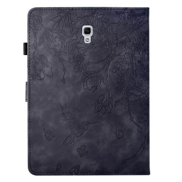 Præget læderetui til Samsung Galaxy Tab A 10.5 T590 Black