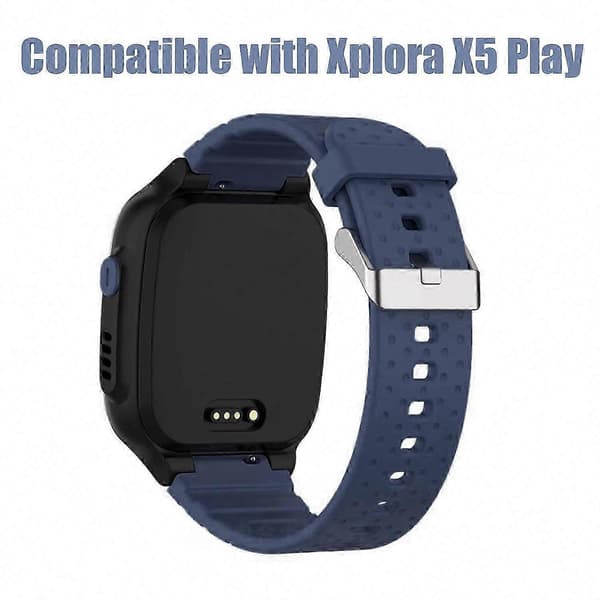 Xplora X5 Play Silikone Urrem til Xplora X5 Play Dark blue