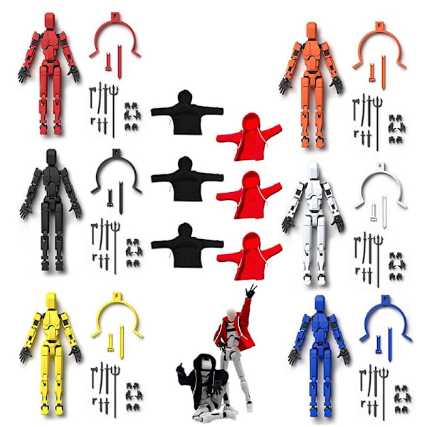 Hoodie Dummy13 Magneettinen Toimintahahmosetti Dummy 13 Toimintahahmo A2