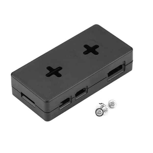 ABS Plastik Kabinet Beskyttende Etui Cover Skal til Raspberry Pi Zero W / 1.3 (Sort)