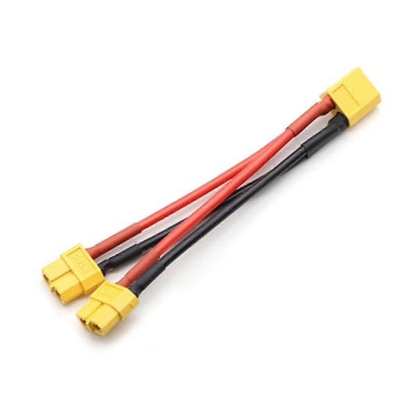 XT60 Parallell Batterikontakt Kabel Forlengelse Y Splitter for DJI Phantom RC Modell Helikopter Quadcopter 2P