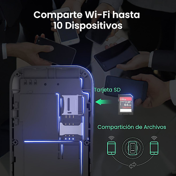 5g Portabel Mobil Hotspot Router 4g Kommunikationsrouter Livestreaming Mobil Wifi Portabel Portabel