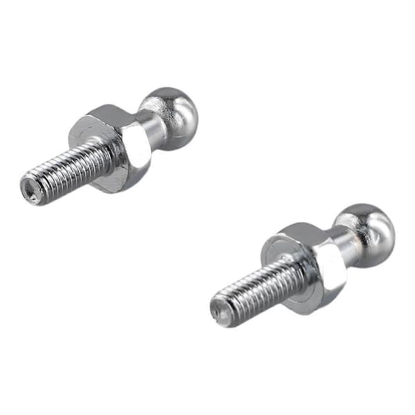 2x 10mm KULEBOLT for Gassfjærer Kuleformet Bolt Panser M6