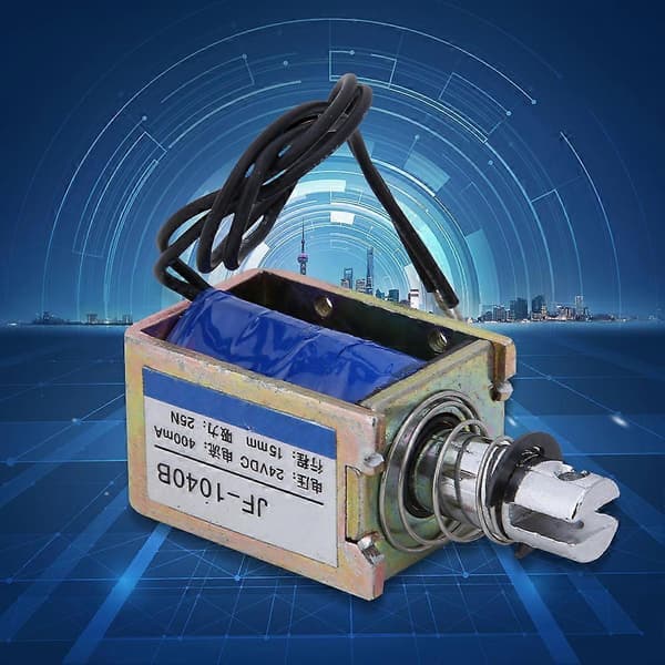 JF-1040B 25N 24V DC Elektromagnet Push Pull Typ Solenoid Elektromagnet 15mm Slaglängd