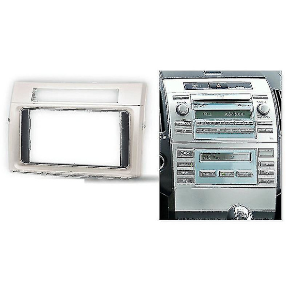 2din Bil Cd/dvd Radio Fascia Monterad För Corolla Verso 2004-2009 Stereo Instrumentbräda Omgiven Panel
