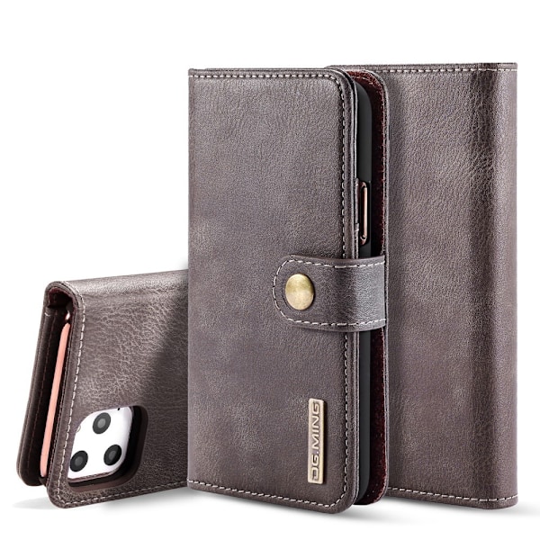 iPhone 11 Pro - DG.MING - Wallet Case/Magnetisk Cover - Grå Grå Grey Grå