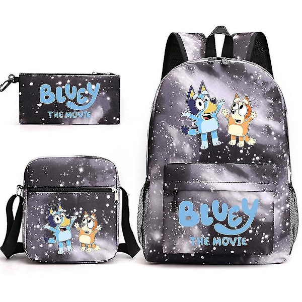 Bluey Ryggsäck med Tre Delar