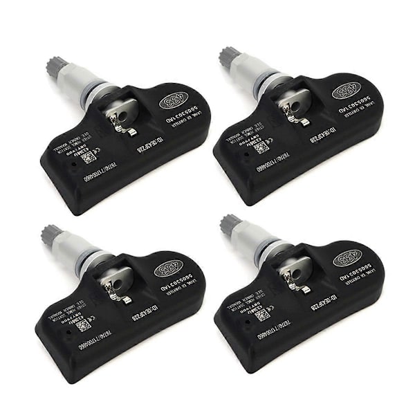 4X 56053031AD för DÄCKTRYCKSSENSOR TPMS 433MHz -CH10 black